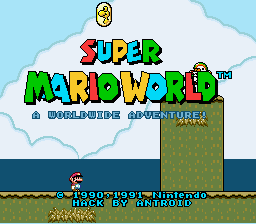 Super Mario Worldwide Title Screen